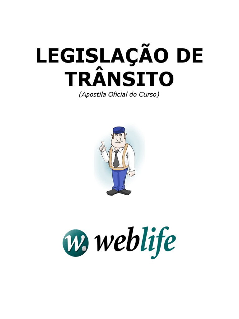 Apostila Legislacao de Transito Tráfego Transporte Rodoviário
