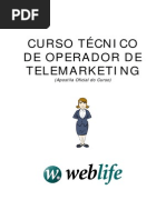 Apostila - Operador de Telemarketing