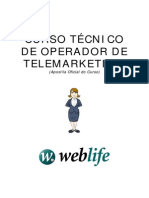 Apostila - Operador de Telemarketing