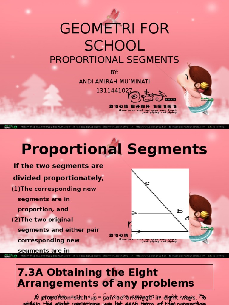 Proportional Segments in Geometry | PDF