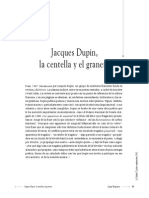 Jacques Dupin, la poesía de la luz y la sombra