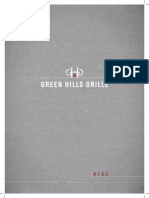 Green Hills Grille Dinner Menu PDF