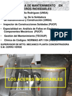 Soldadura de Mantenimiento en Aceros Inoxidables