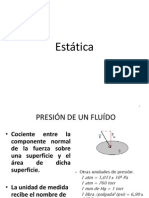 Clase 2. Presión estática