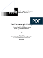 Usaid Venture Capital Experiences