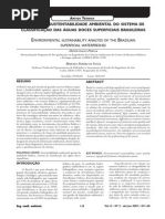 Artigo 22 - Análise Da Sustentabilidade Ambiental Do Sistema de Classificação de Águas Doces