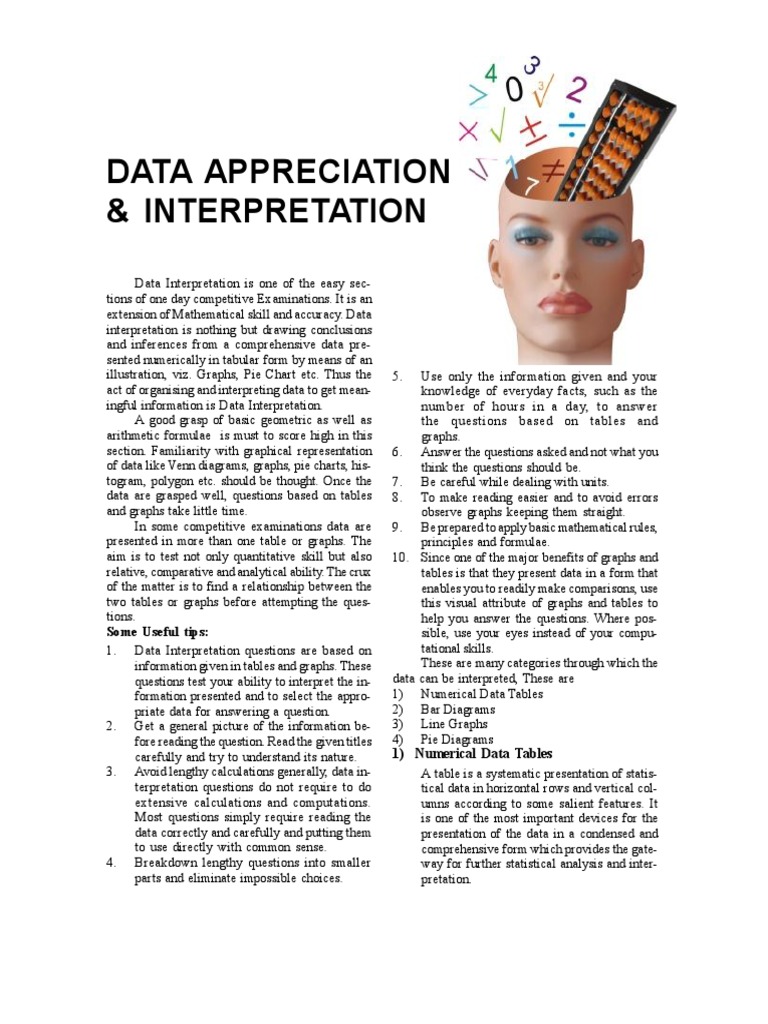 Data Interpretation Techniques and Tips | PDF