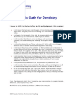 Hippocratic Oath For Dentistry - Unlocked