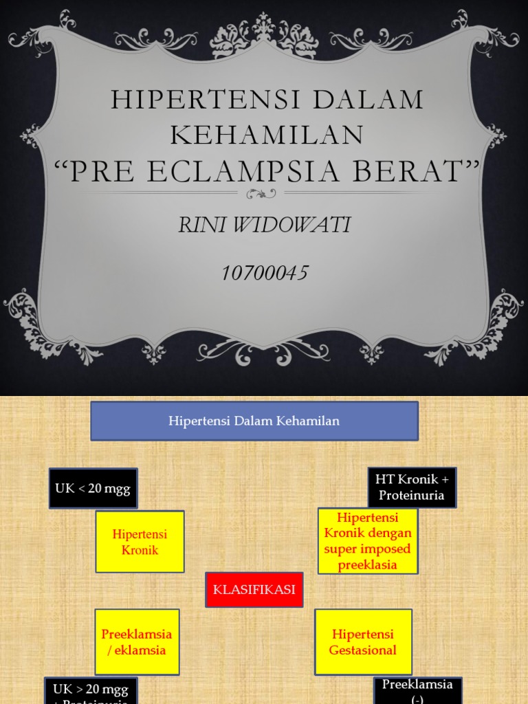 Penatalaksanaan Hipertensi Dalam Kehamilan Rsup Dr Sardjito