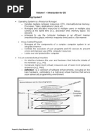 Volume 1 - Introduction To OS What Is An Operating System?: Prepared by Sujoy Bhowmick, AP (IT)