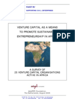 Venture Capital in Africa FACET 2005