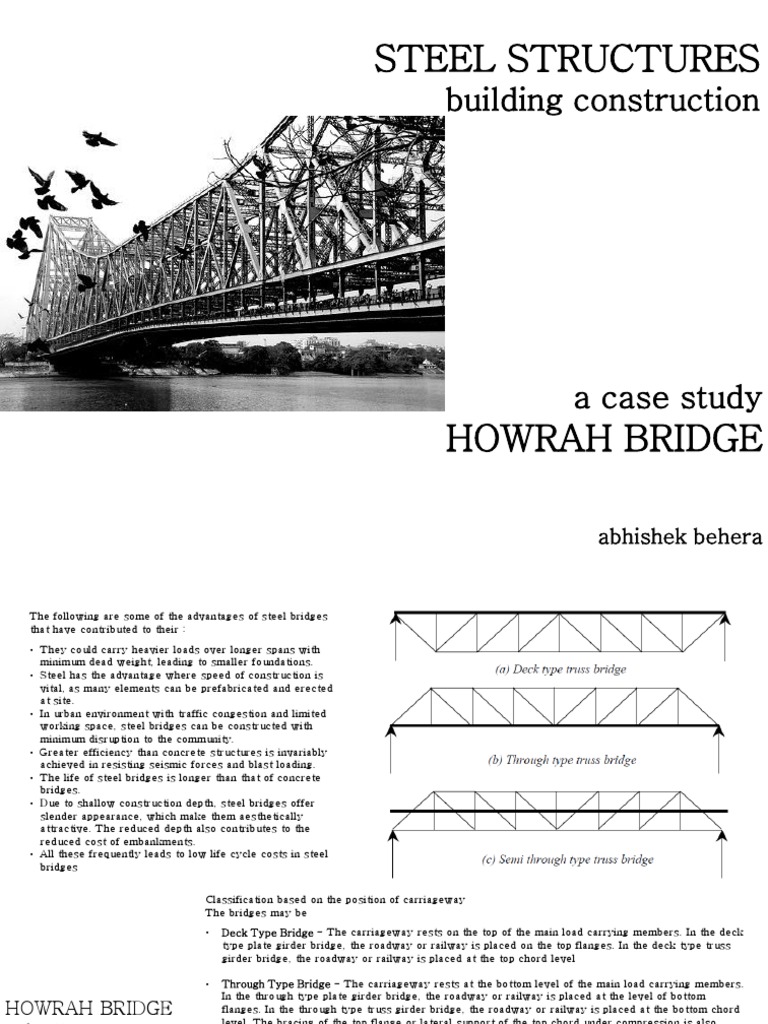 Howrah Bridge Study Truss Bridge
