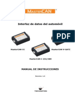 MasterCAN Manual de Instrucciones