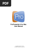 Download ProPresenter 6 for Mac User Guide by Olowosulu Tunde Peter SN280181551 doc pdf