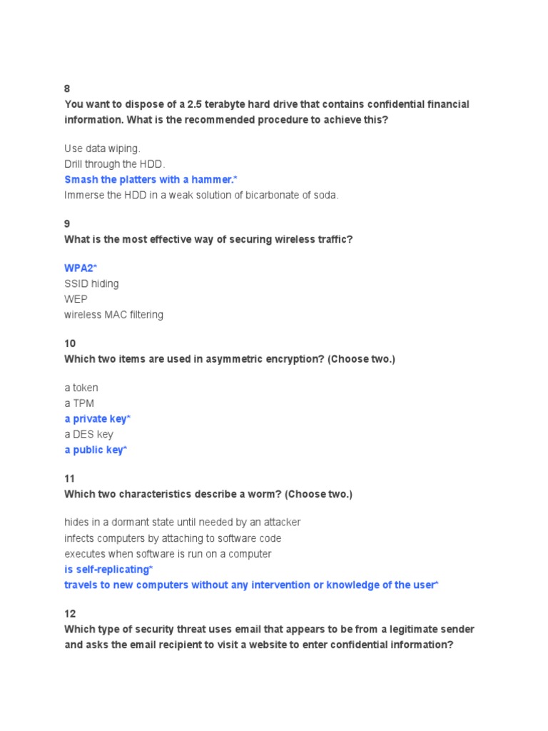 Cybersecurity Threats and Solutions Guide | PDF | Games & Activities