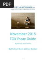 Download TOK Essay Guide November 2015 by Eccm SN280197262 doc pdf