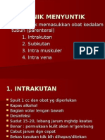 Teknik Menyuntik