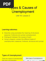 Unit 10 - Lesson 2 Types of Unemployment