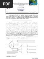Paisagem - Ficha de Trabalho