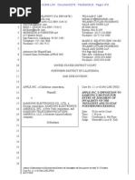 15-09-09 Apple Opposition to Samsung Motion for Stay
