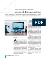 An Aid in Informed Decision Making: Business Intelligence in Pharma