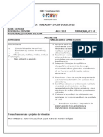 Plano de Trabalho - 2015 6º Anos