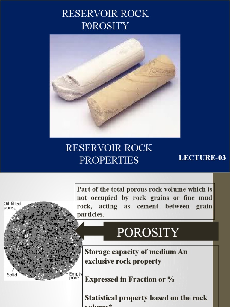 Reservoir Rock Porosity Explained | PDF | Porosity | Chemistry