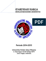 Standarisasi Harga 2014-2015 Jilid I