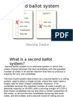 Second Ballot System