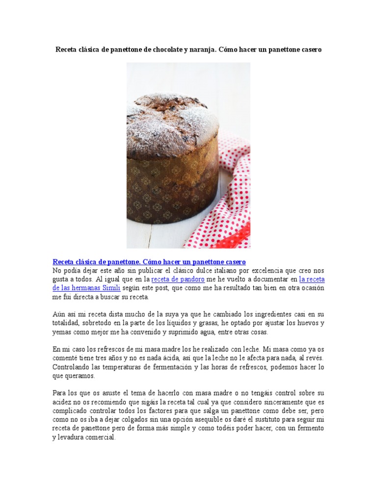 Especial Navidad: receta de pandoro - El Amasadero