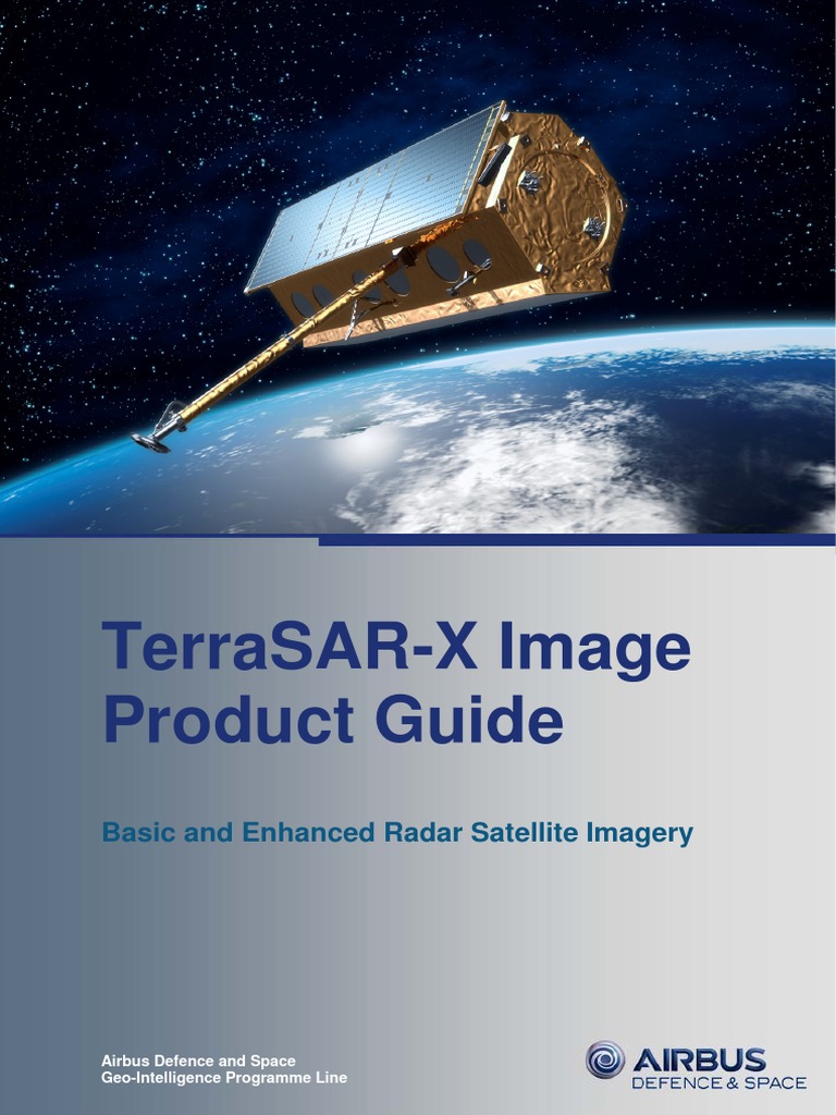 Terrasar x Image Resolution Satellite Imagery