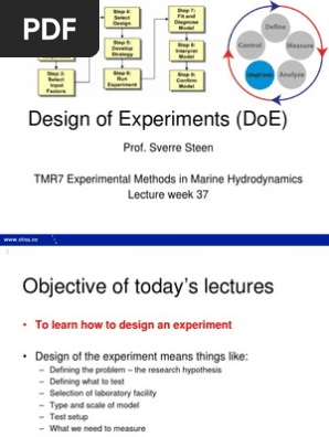 Design of Experiments
