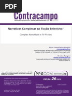 Narrativas Complexas Na Ficção Televisiva