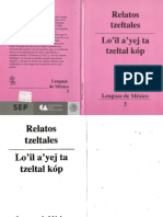Relatos Tzeltales - Lo'Il A'yej Ta Tzeltal Kóp - Colección Lenguas de México