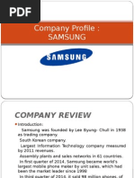 Nếu bạn đang tìm hiểu về Samsung, điều đầu tiên cần xem là Company Profile của họ. Hình ảnh này sẽ giúp bạn tìm hiểu về thông tin cơ bản và phong cách kinh doanh của Samsung.