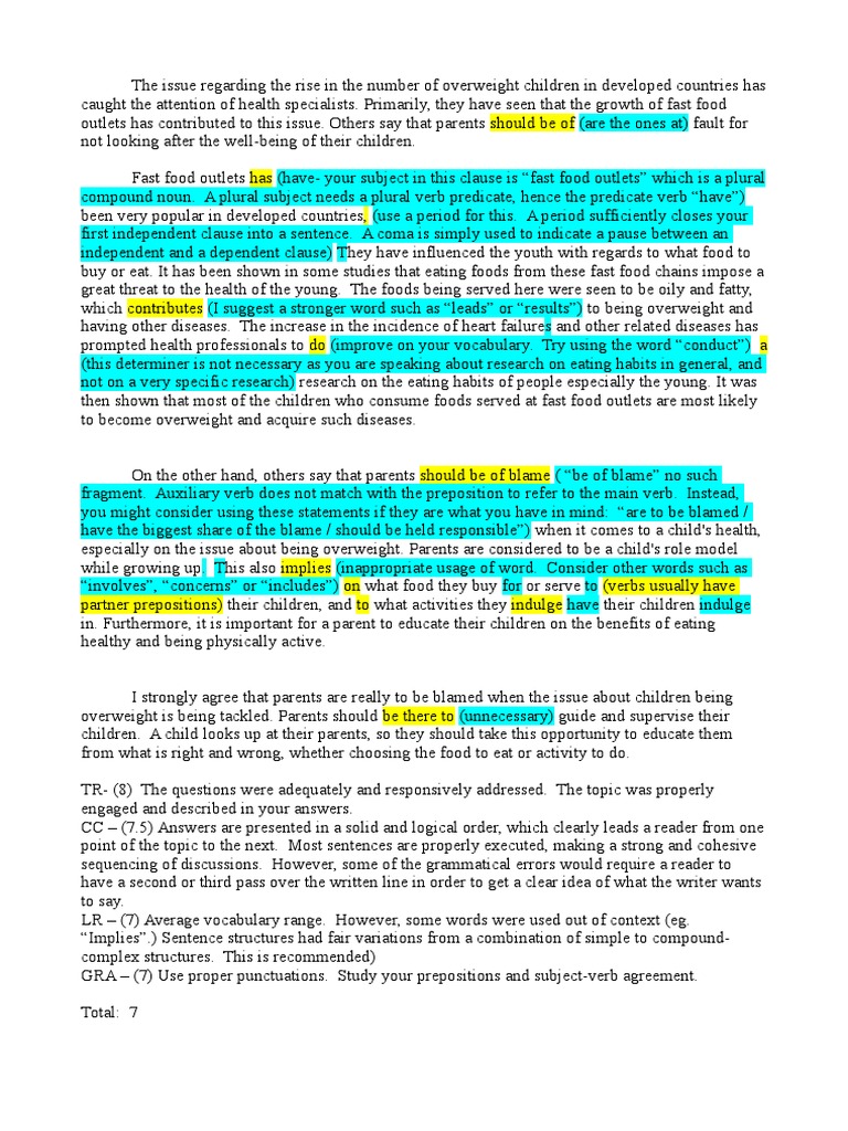 Childhood obesity essay ielts picture