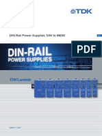DIN Rail Power Supplies 10W To 960W