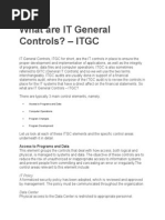 What Are IT General Controls? - ITGC: Access To Programs and Data