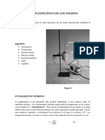 Práctica de Calor Específico de Los Sólidos