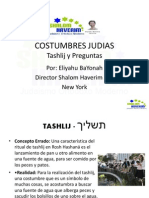 Costumbres judías: Tashlij y preguntas frecuentes