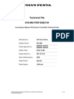 Technical File D16-Mg Krs D2E2 04: According To Marpol 73/78 Annex Vi and Nox Technical Code