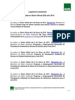 Legislación Ambiental Año 2014 en DO