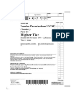 Higher Tier: London Examinations IGCSE