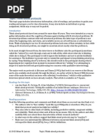 Topic-Think Aloud Protocols