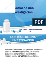 Control de Una Investigacion