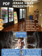 Advantage Food and Beverage Sales Representative