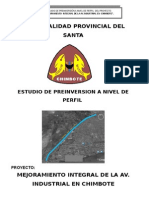 Mejoramiento Integral de La Av. Industrial en Chimbote