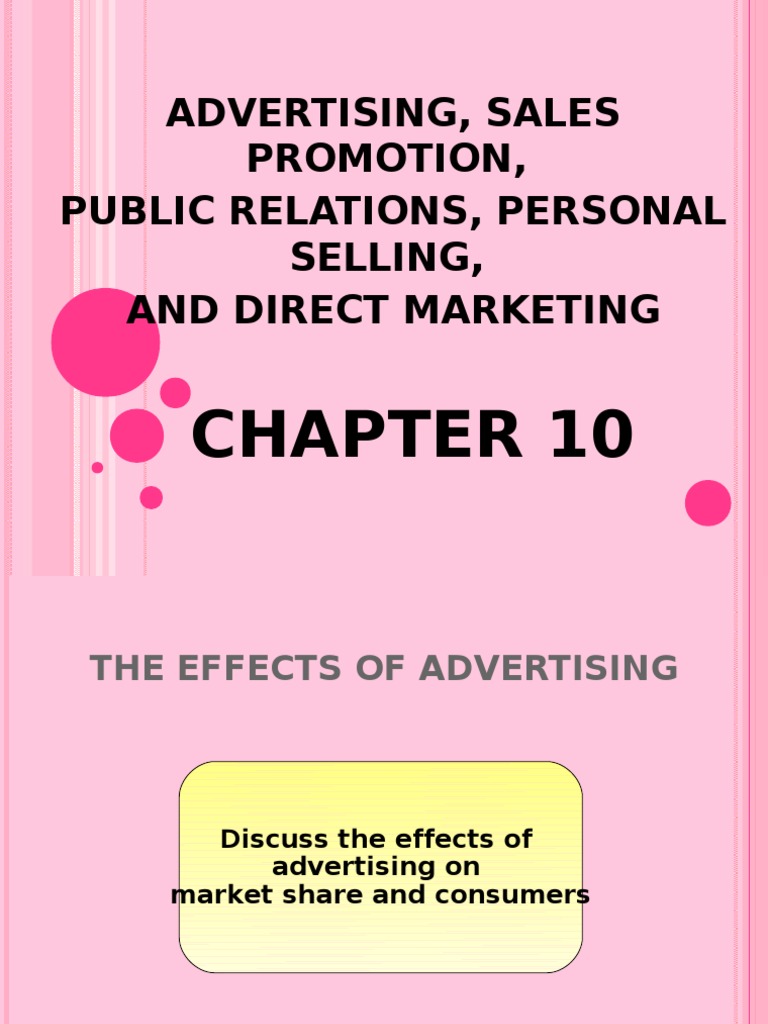 Advertising and Sales Promotion Overview | PDF | Sales | Advertising