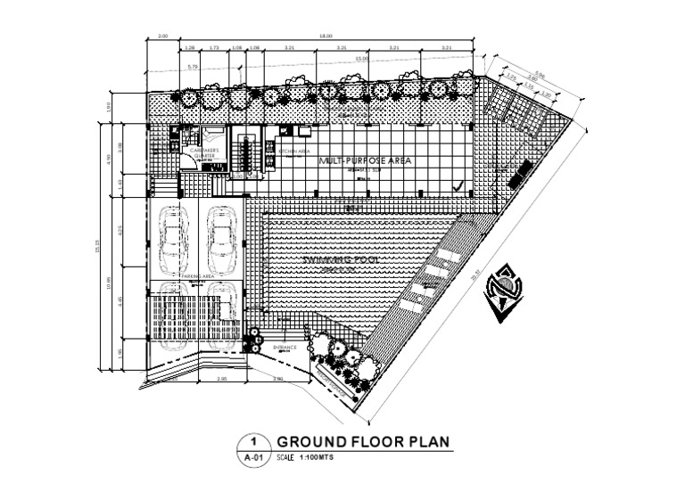 Ground Floor Resort Layout Plan | PDF