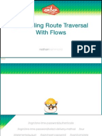 Controlling Route Traversal